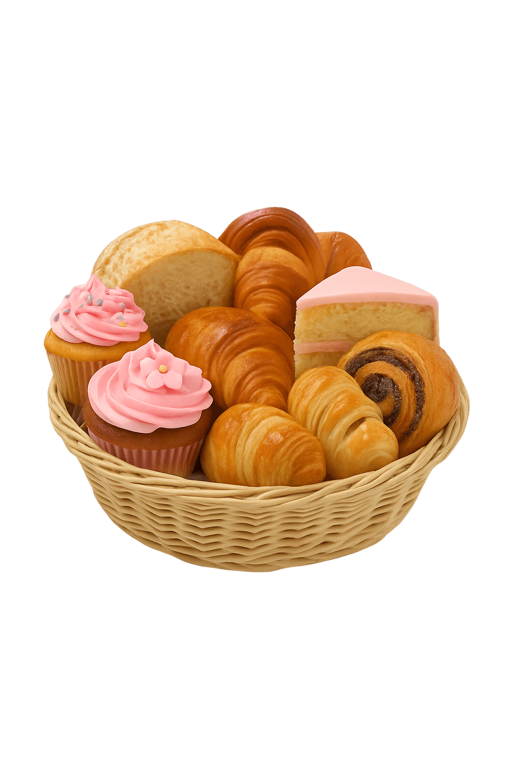 Basket of pastries